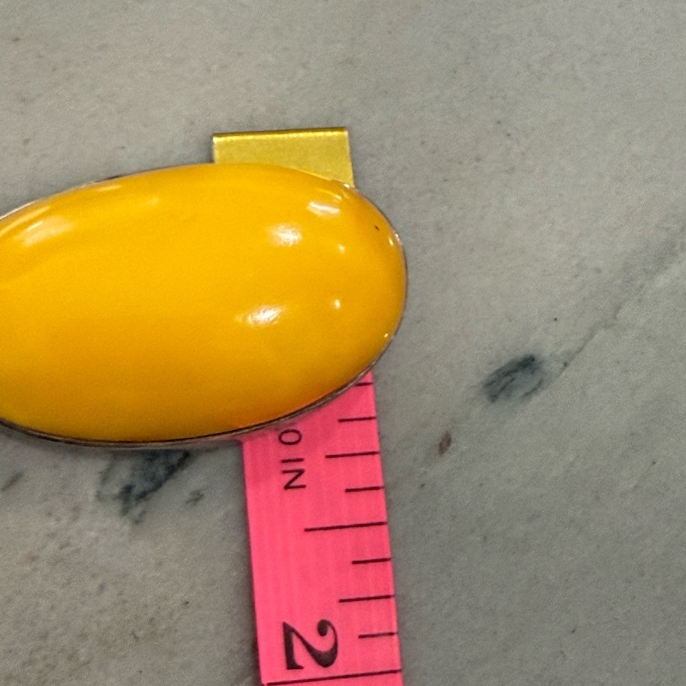 VTG Sterling Silver Amber Pendant - Picture 5 of 6